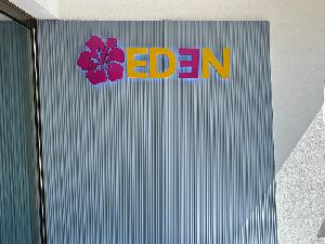 Realizzazione Lettere in allumino retroilluminate - Eden